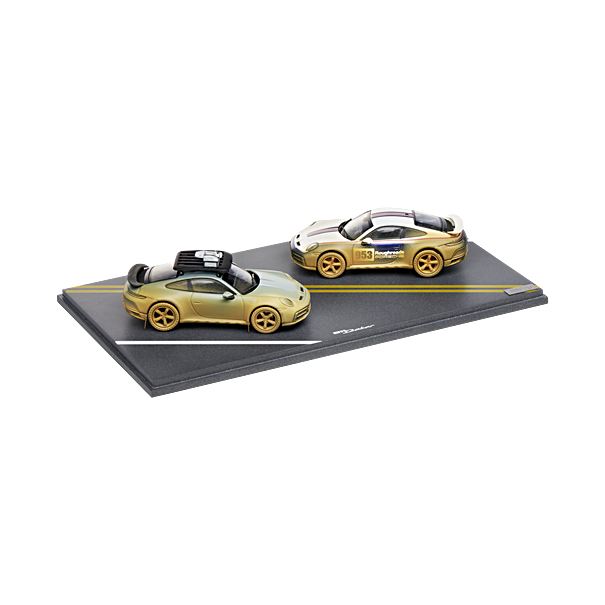 Porsche 911 Dakar set (992), Limited Edition, 1:43 Scale - AHEAD