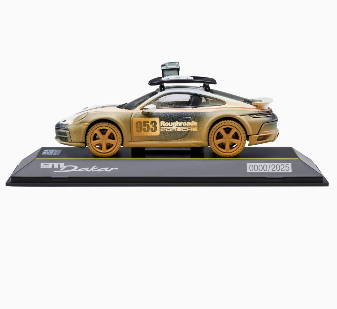 Porsche 911 Dakar (992) , 1:43 Scale Model Car - AHEAD Roughroads