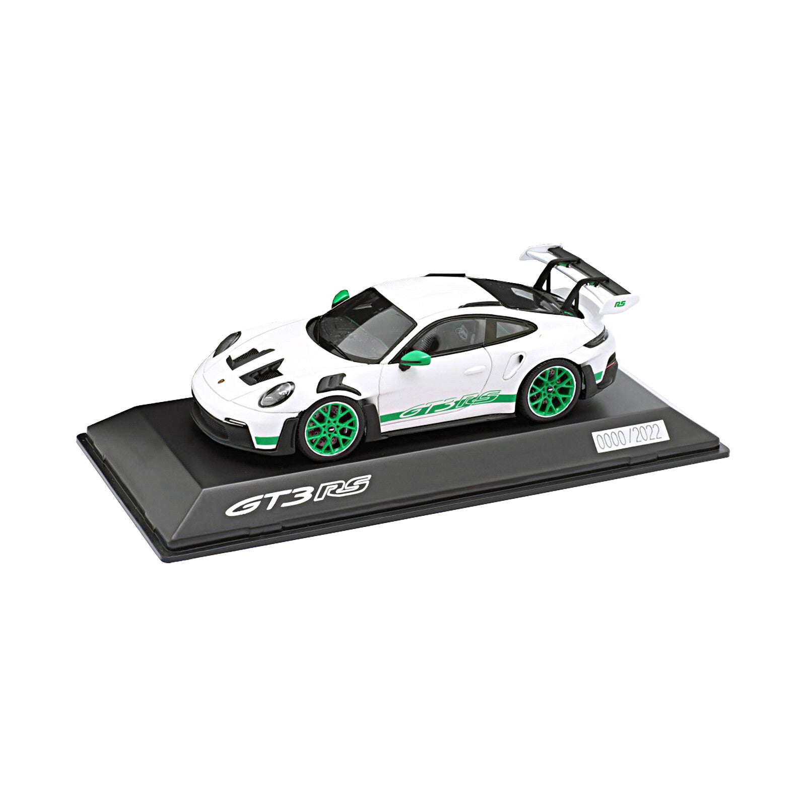 Porsche 911 GT3 RS (992) Model Car 1:43 Scale - White / Python