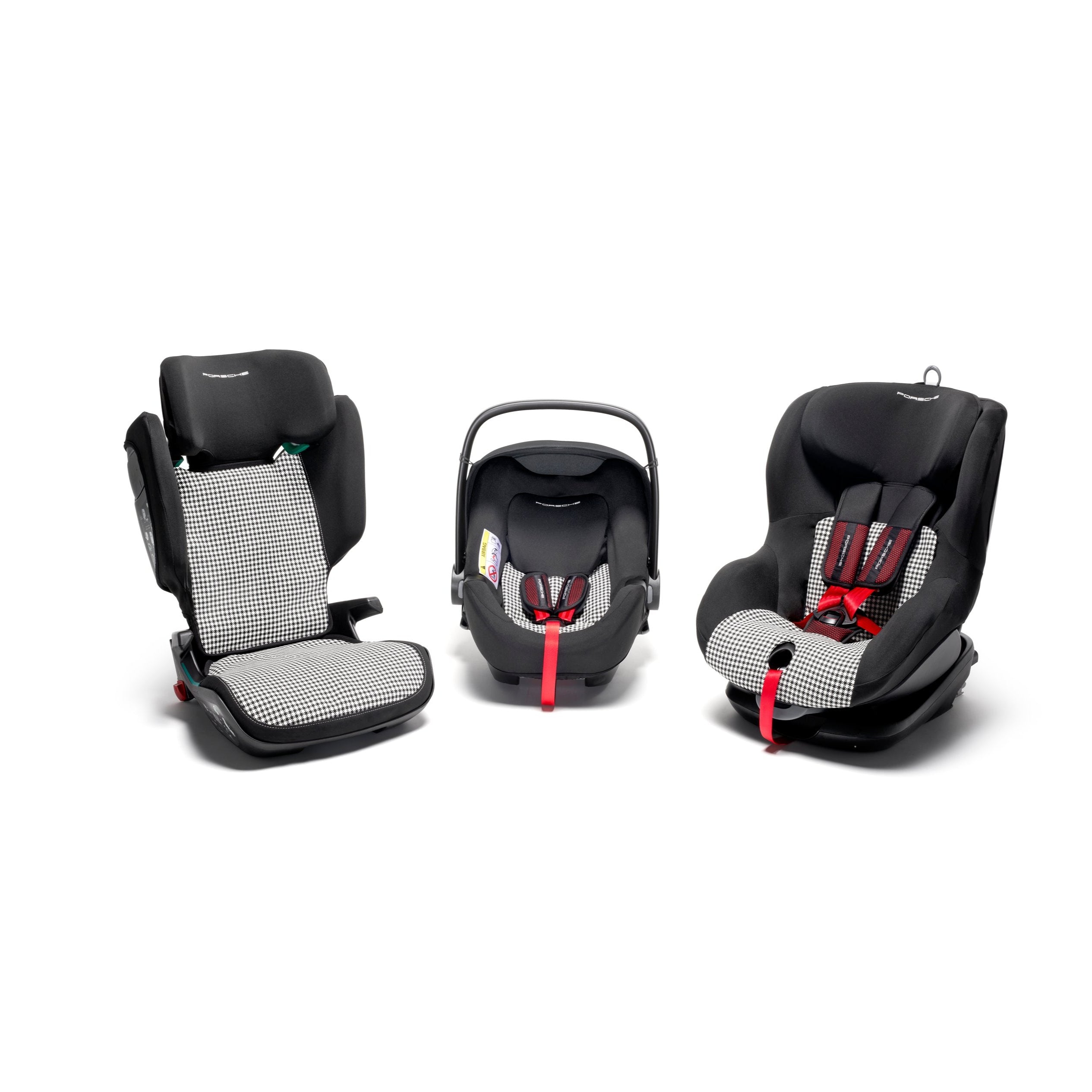 Porsche Child Seat Covers In Heritage Design - Pepita For The