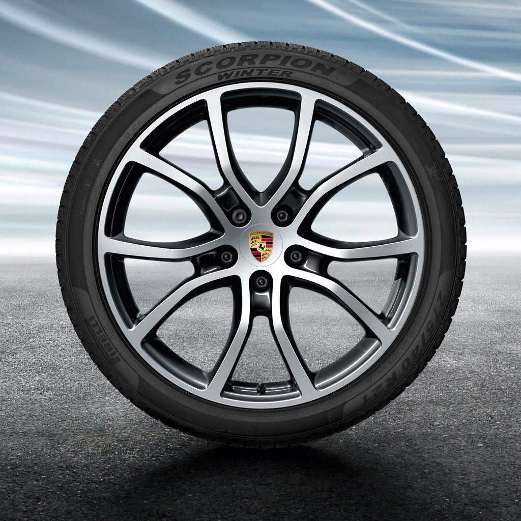 PORSCHE カイエン 21インチ ホイール4本 セットE3 9Y0 9Y3 21