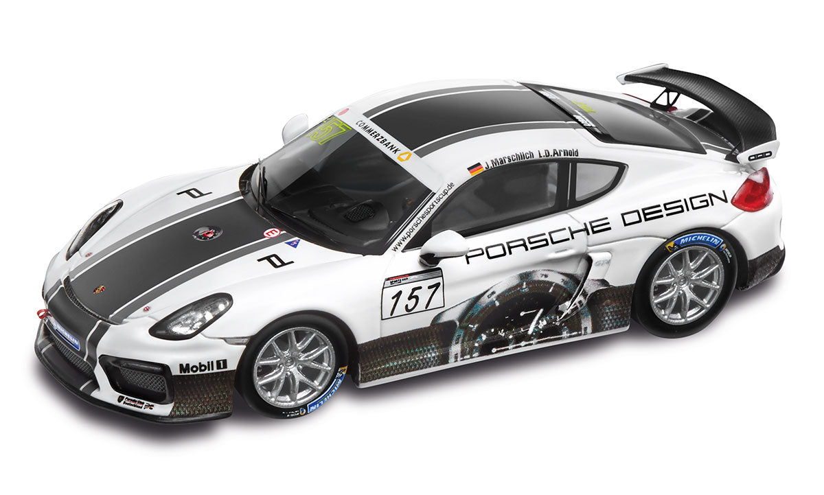 biología Cuestiones diplomáticas infierno Porsche Cayman GT4 Clubsport 1:43 Model Car - Porsche Design Livery –  Porsche Exchange