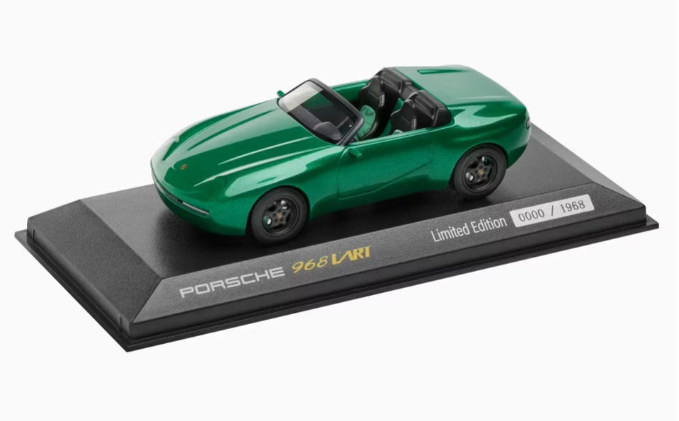 Porsche 968 L'ART 1:43 Scale Model Car - Green – Porsche Exchange