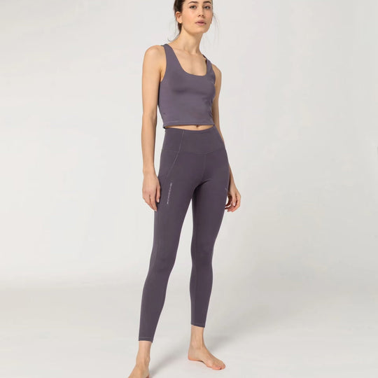 Porsche Crop Top Tank Top (Provence) - Yoga Capsule