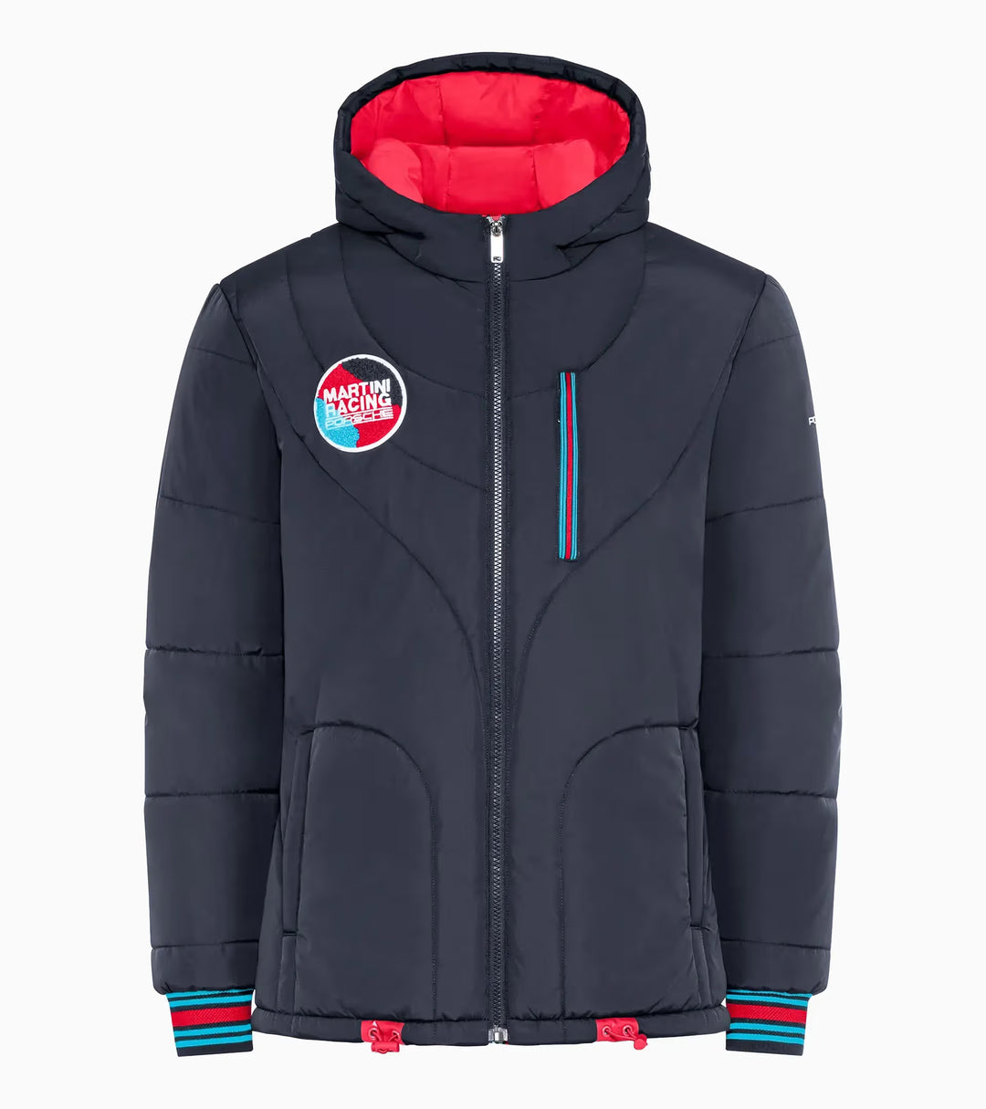 Porsche Quilted Jacket (Blue) – Martini Racing – Porsche Exchange Porsche Quilted Jacket (Blue) – Martini Racing – Porsche Exchange
