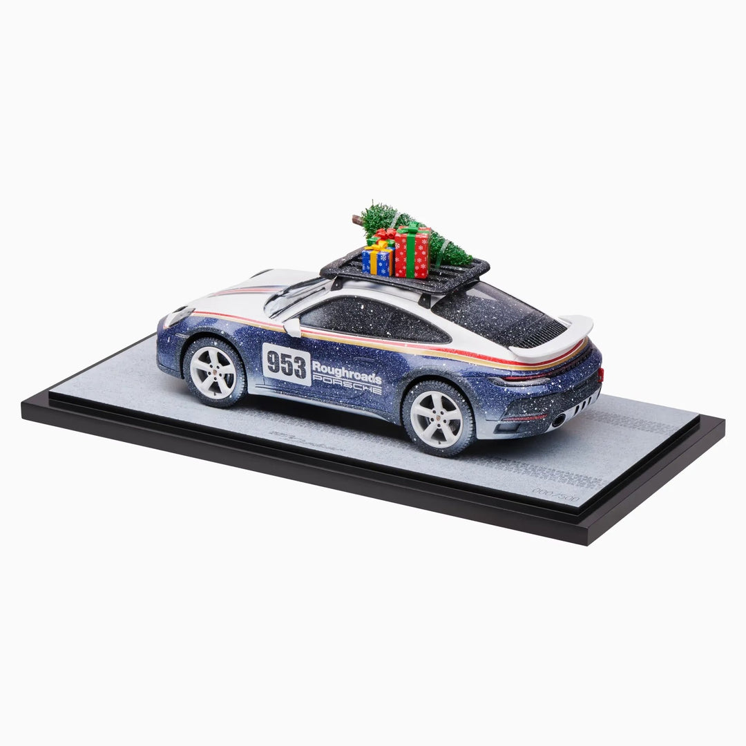 Porsche 911 Dakar (992) "Christmas" 1:18 Scale Model Car - Limited Edition