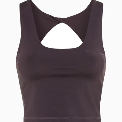 Porsche Crop Top Tank Top (Bramble) - Yoga Capsule