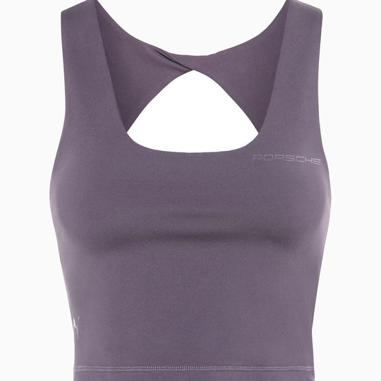 Porsche Crop Top Tank Top (Provence) - Yoga Capsule