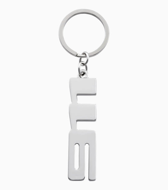 Porsche Model Lettering Key Ring