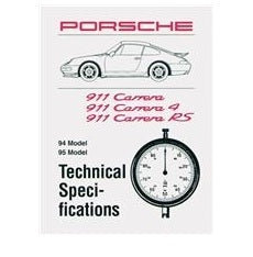 Porsche Technical Specifications Pocket Book - 911 Carrera