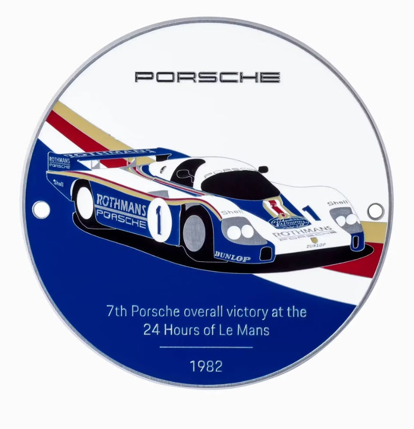 Porsche 956 Grill Badge - Racing