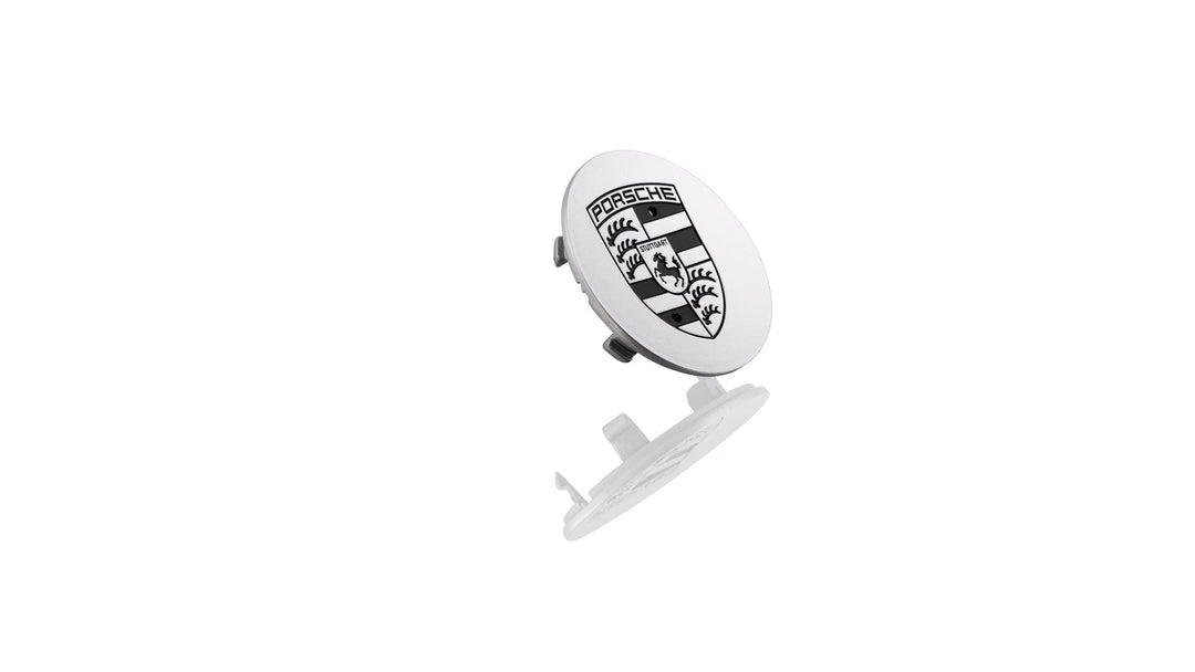 Porsche Center Cap With Crest (986) - Silver/Black