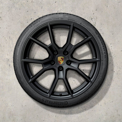 21" Taycan II "RS Spyder Design" Winter Set - Satin Black