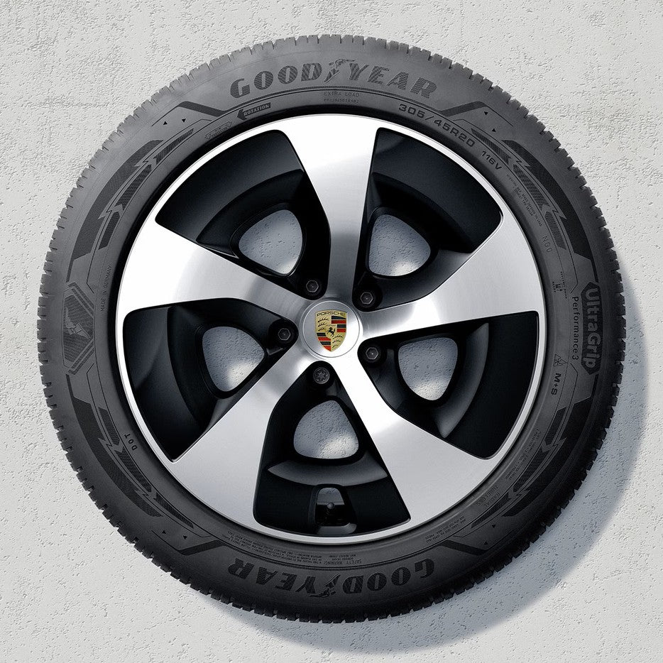 20" Cayenne E4 Cayenne S Aero winter set - Silver / Black