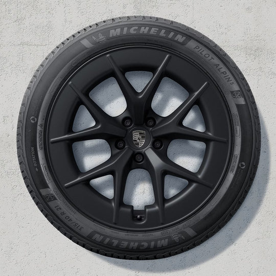 21" Cayenne E4 RS Spyder Design winter set - Black (satin-gloss)