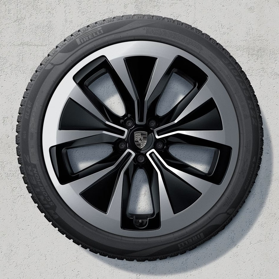 22" Cayenne E4 SportEdition Aero winter set - Silver / Black (Copy)