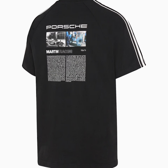 Porsche Men's T-Shirt (Black) - Martini Racing