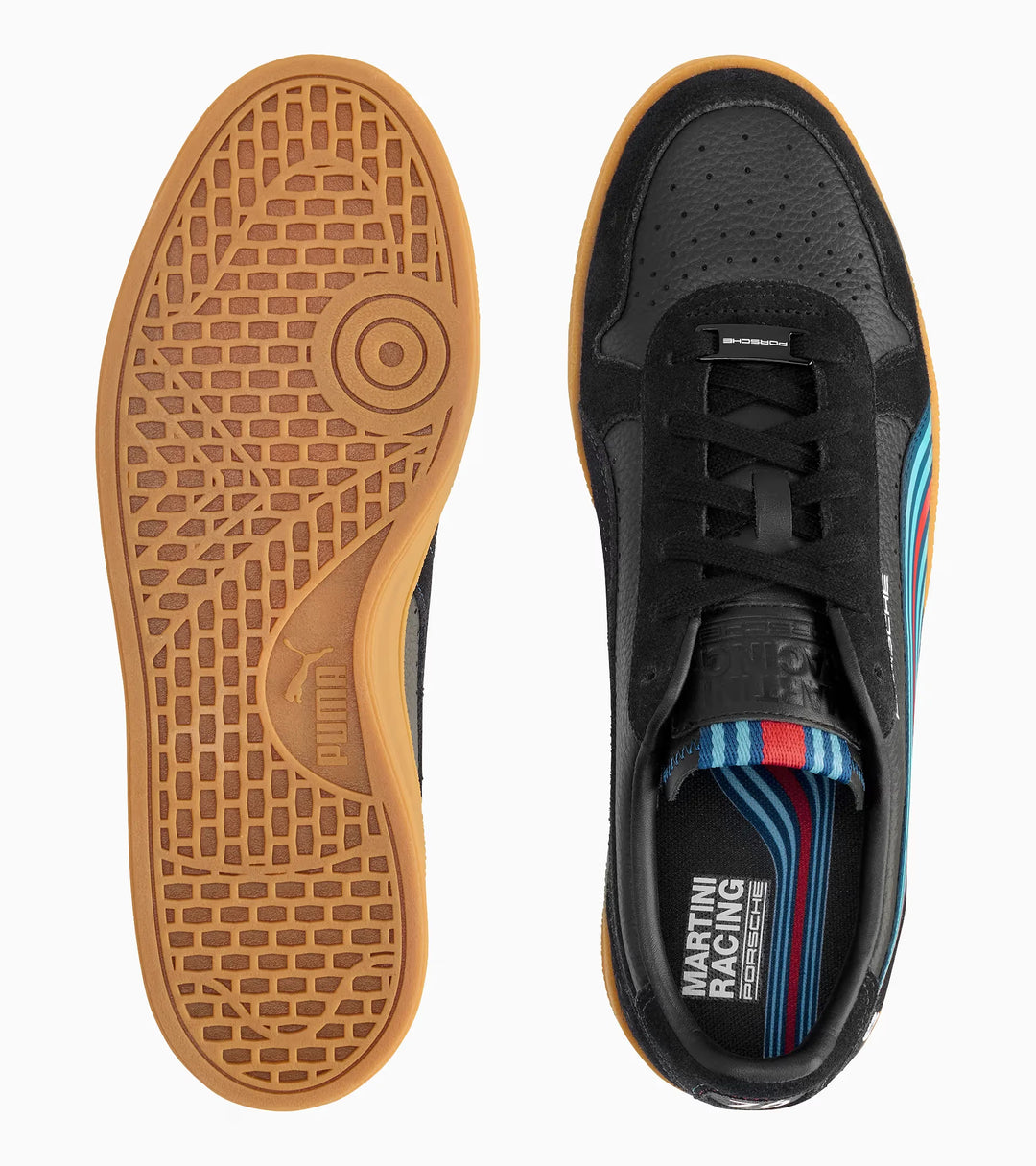 Porsche Lifestyle Edition Trainers #6 (Black/Brown) – MARTINI RACING