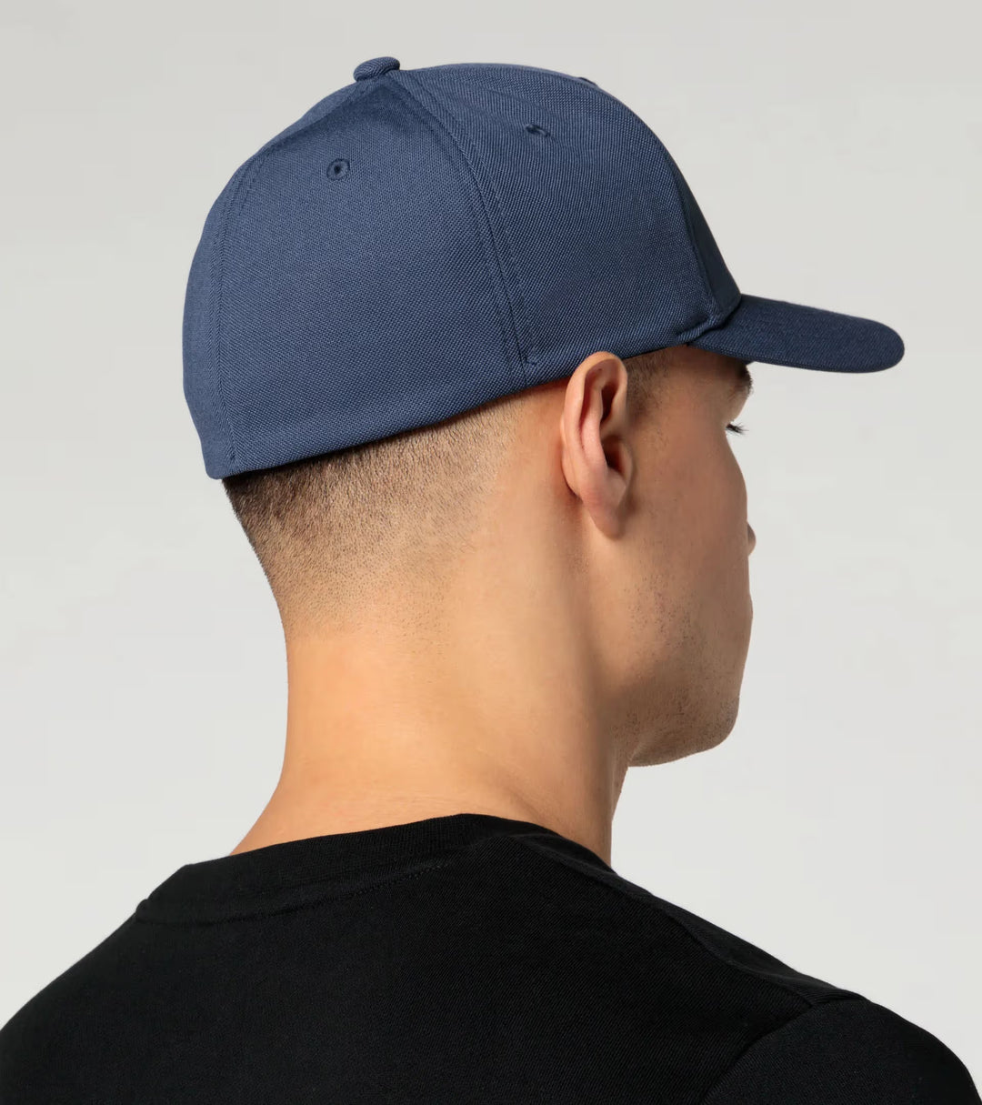 Porsche Crest Baseball Hat - Flex Fit Dark Blue