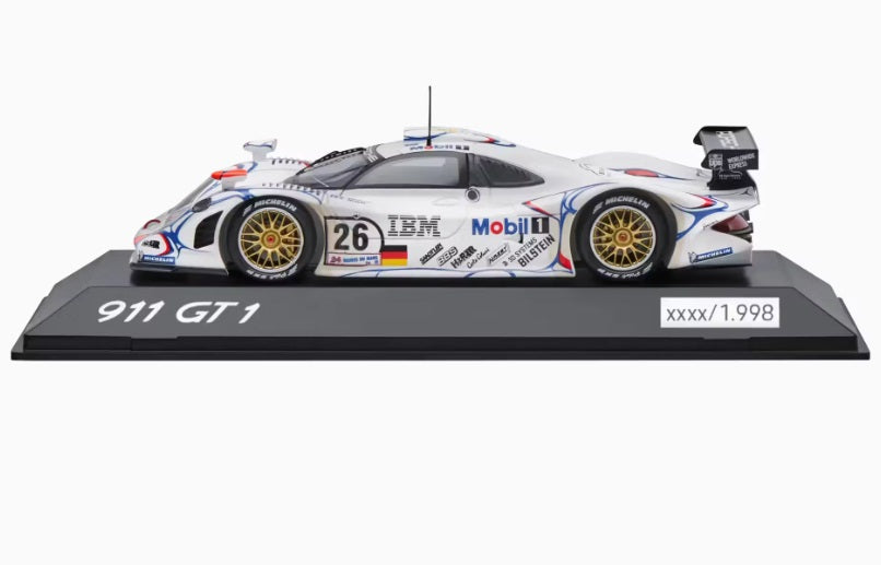 Porsche 911 GT1 24h Le Mans 1998 Model Car - 1:43 Scale