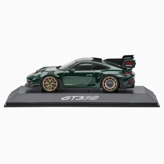 Porsche 911 GT3 RS (992) W/Manthey Kit, 1:43 Scale Model Car - Brewster Green