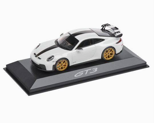 Porsche 911 GT3 (992.2) 1:43 Scale Model Car - White