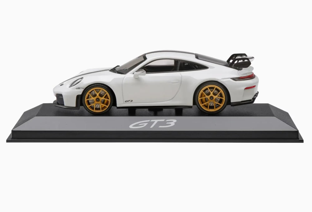 Porsche 911 GT3 (992.2) 1:43 Scale Model Car - White
