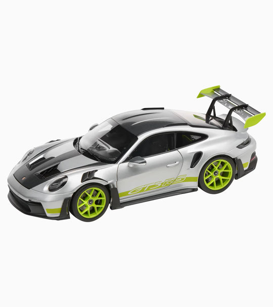 Porsche Openable 911 GT3 RS (992) 1:18 Scale - GT Silver