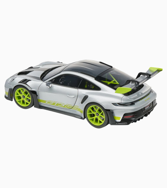 Porsche Openable 911 GT3 RS (992) 1:18 Scale - GT Silver
