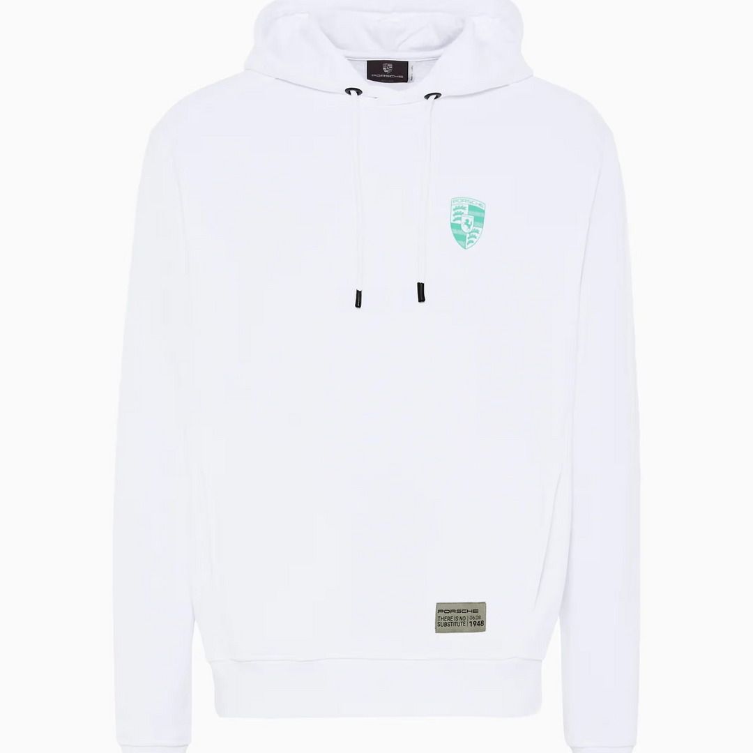 Porsche Men's Hoodie (White) - There Is No Substitute