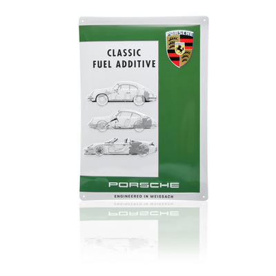 Porsche Classic Metal Plate Signs - Classic Motor Oil, Brake Fluid, Fuel Additive