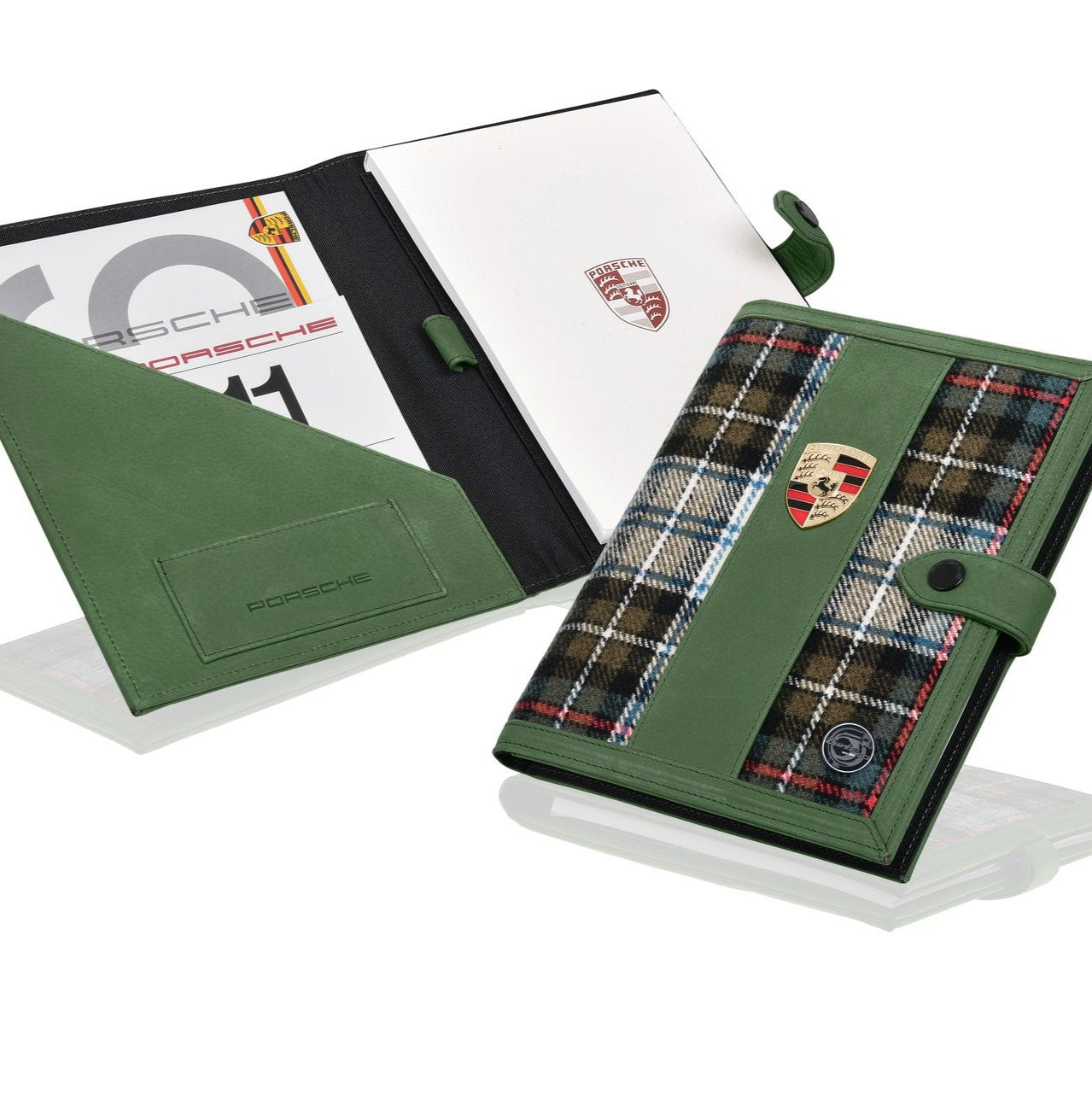 Porsche 50 Years of 911 Turbo Document Folder - Green