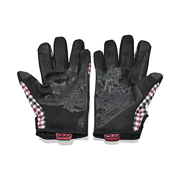 Porsche Assembly Gloves (Black/Red) - Pepita