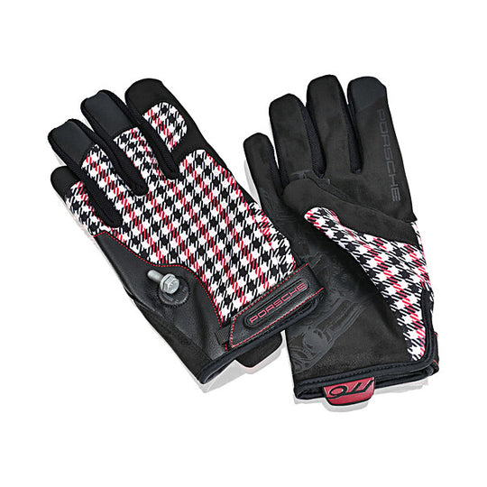 Porsche Assembly Gloves (Black/Red) - Pepita