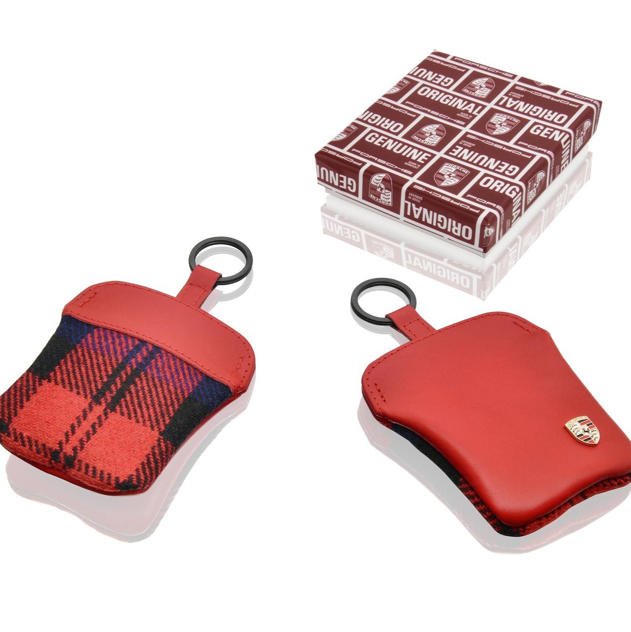 Porsche 50 Years of 911 Turbo Key Pouch - Red