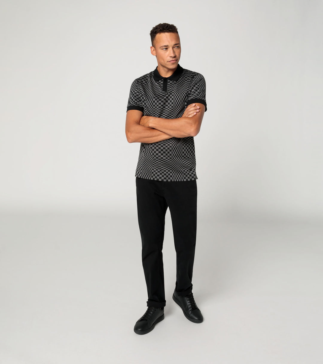 Porsche Design Men's Polo Shirt - Jacquard
