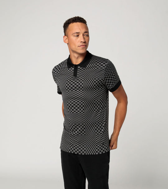 Porsche Design Men's Polo Shirt - Jacquard