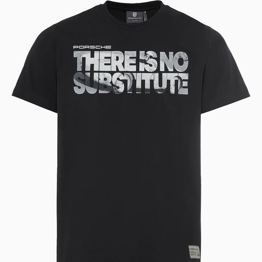 Porsche Men's T-Shirt (Black) - There Is No Substitute