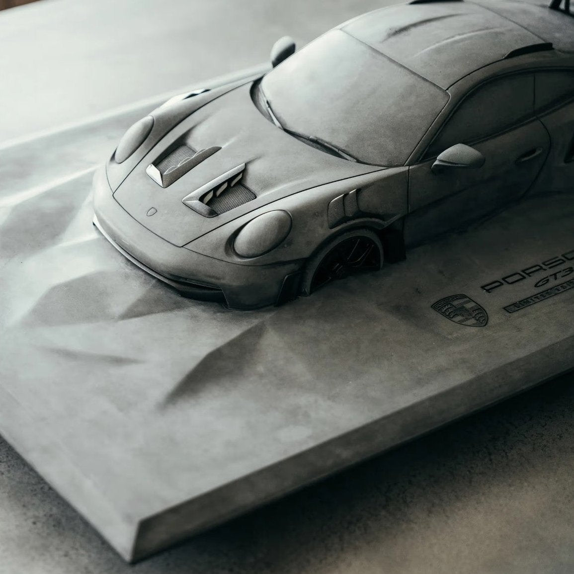 Porsche 911 GT3 RS (992) Concrete Sculpture – Limited Edition