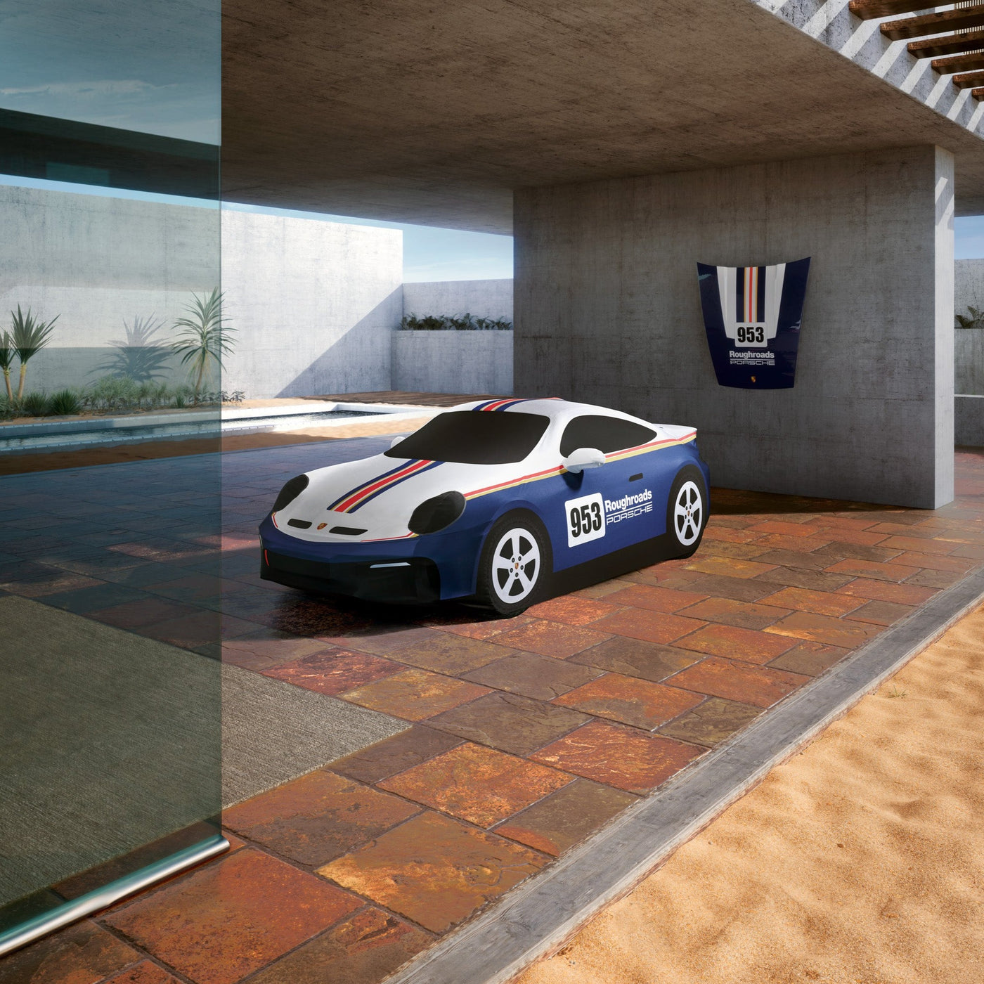 Porsche Rally Design Indoor Car Cover for 911 Dakar