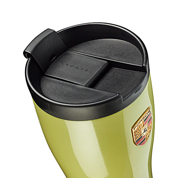 Porsche Thermal Travel Mug - Cartagena Yellow Metallic