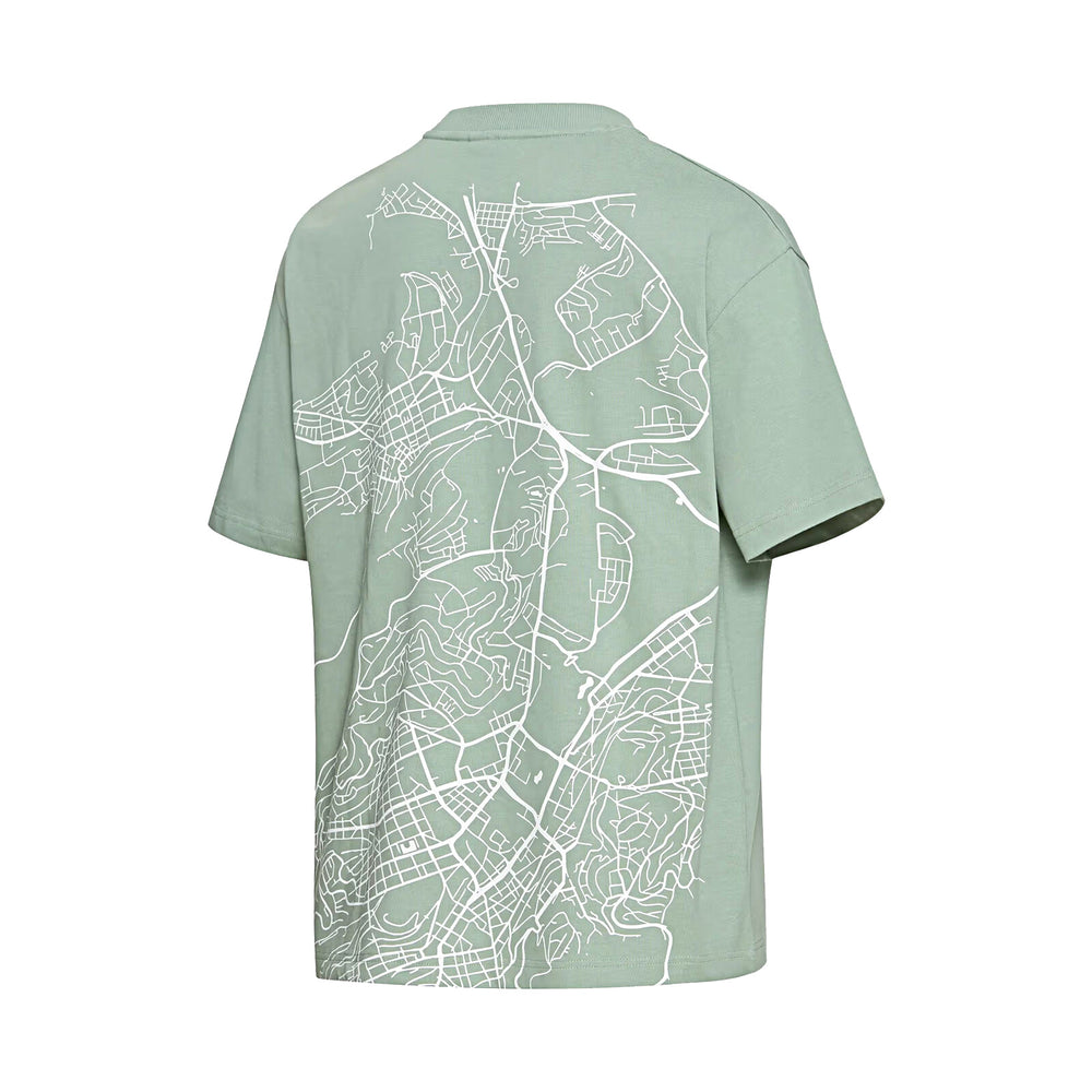 Porsche Unisex T-Shirt (Green) - Cayenne Electric Urban