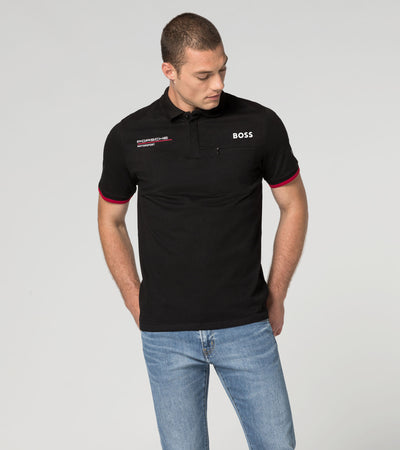 Porsche Men's Polo (Black) - Motorsport