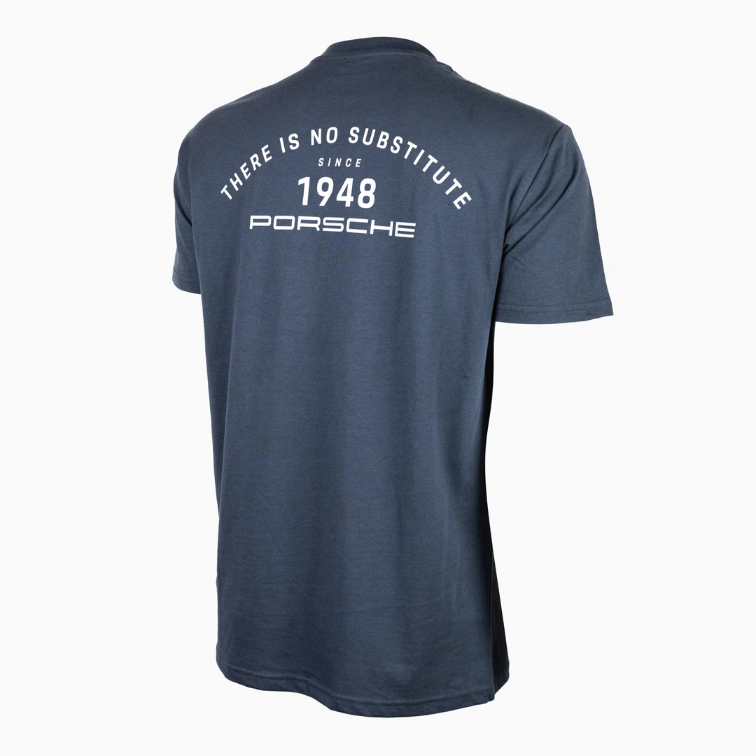 Porsche Men's T-Shirt (Petrol Blue) - There Is No Substitute