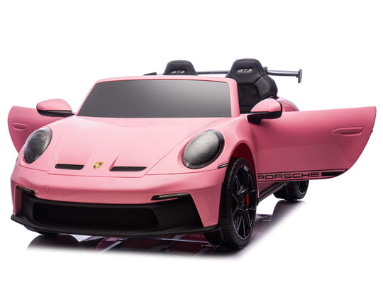 24V Porsche 911 GT3 Kids 2-Seater Ride On Car - Pink