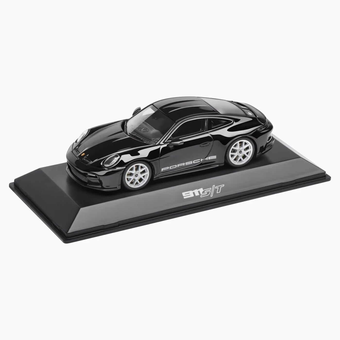 Porsche 911 S/T (992) 1:43 Scale Model Car - Black