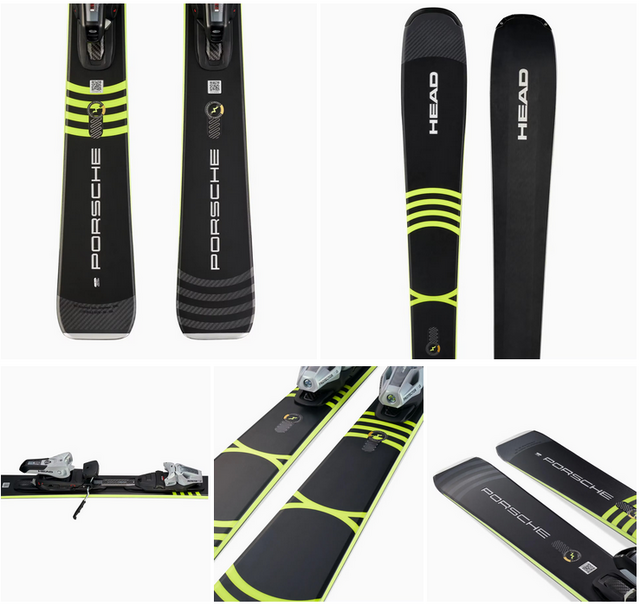 Porsche - Head Skis 8 Series (Black/Yellow)