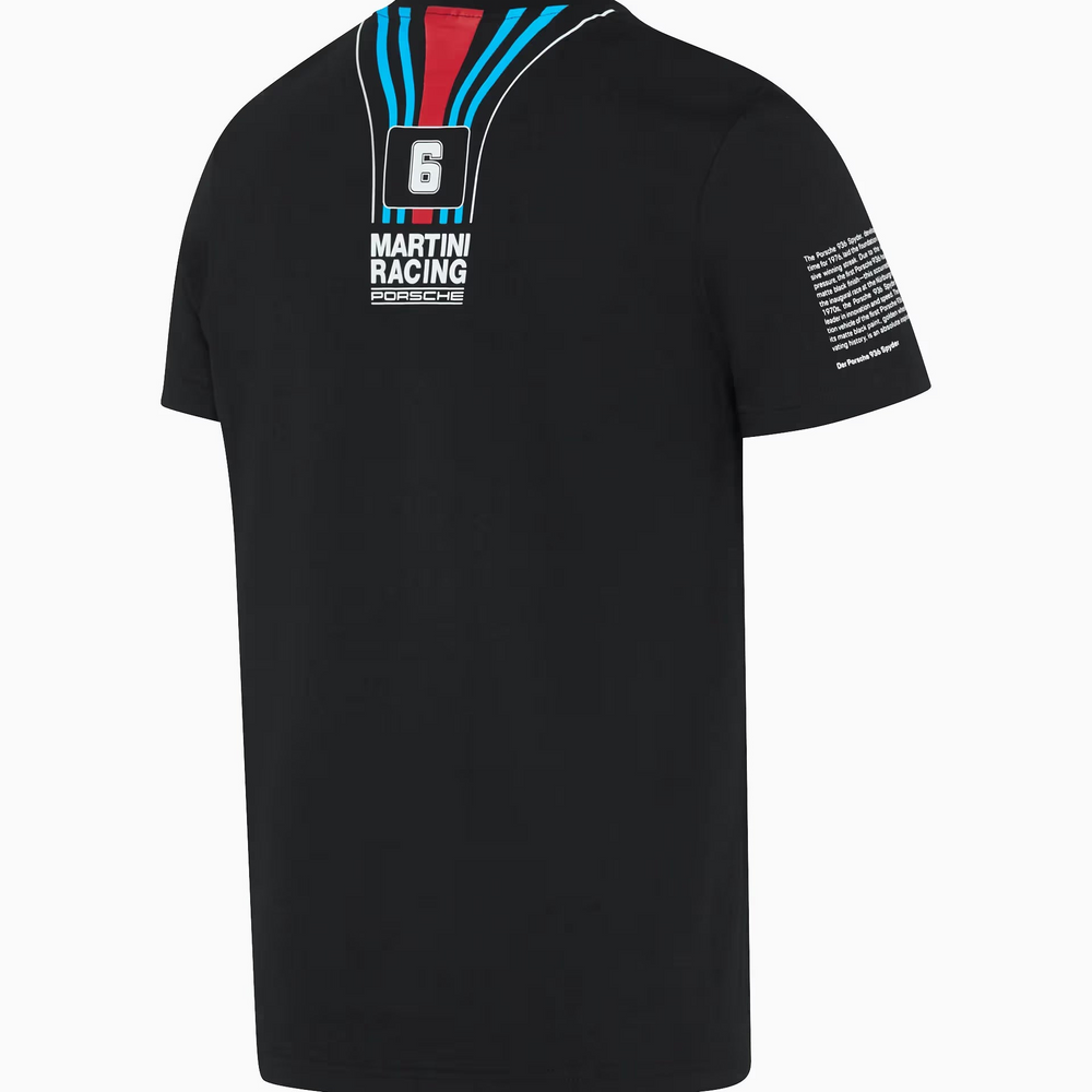Porsche Men's T-Shirt (Black) - Martini Racing