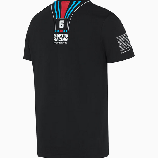 Porsche Men's T-Shirt (Black) - Martini Racing