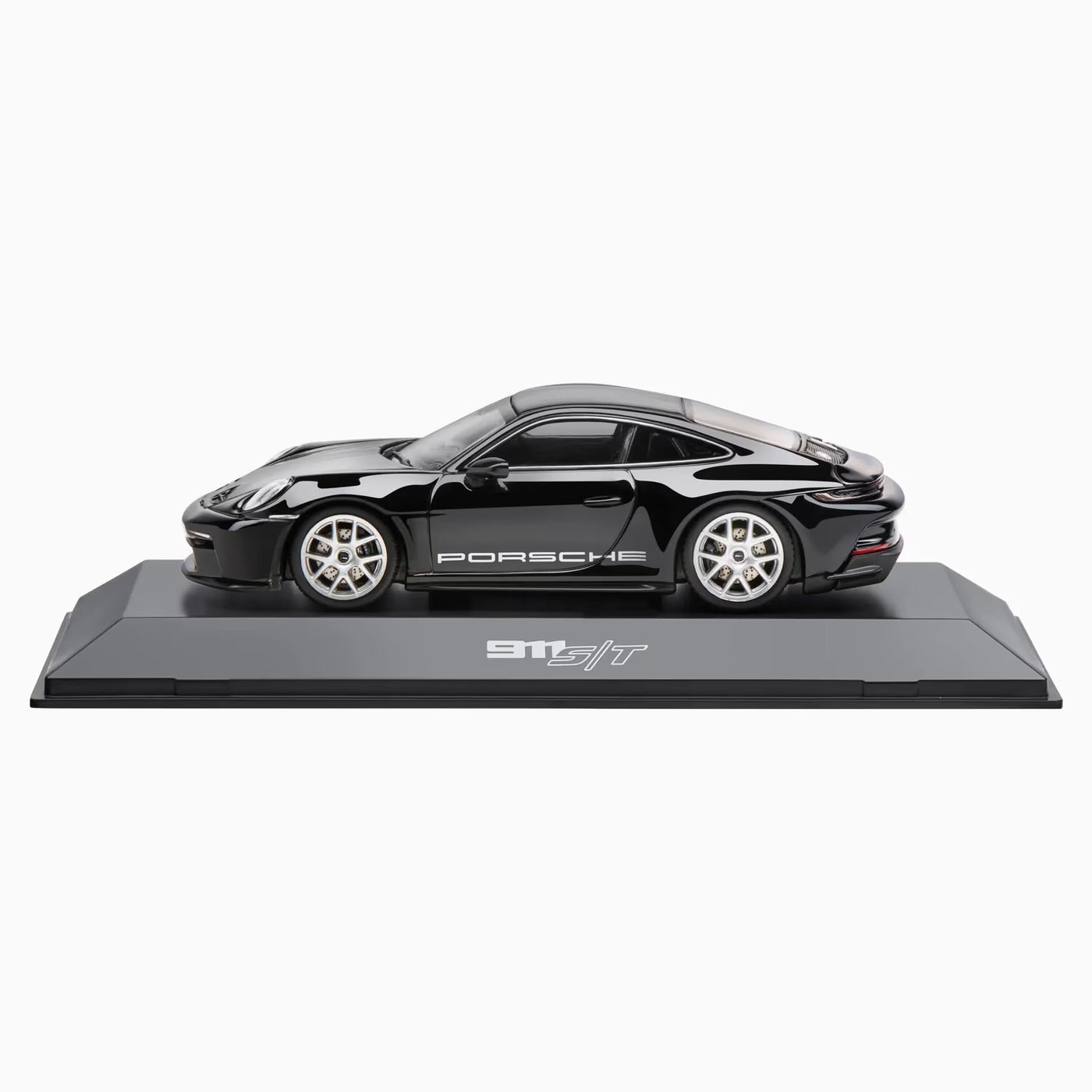 Porsche 911 S/T (992) 1:43 Scale Model Car - Black